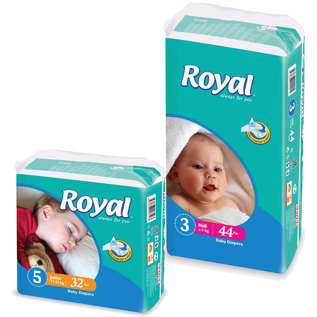 Royal Baby | Royal Hijyen | Bebek Bezi Üretimi